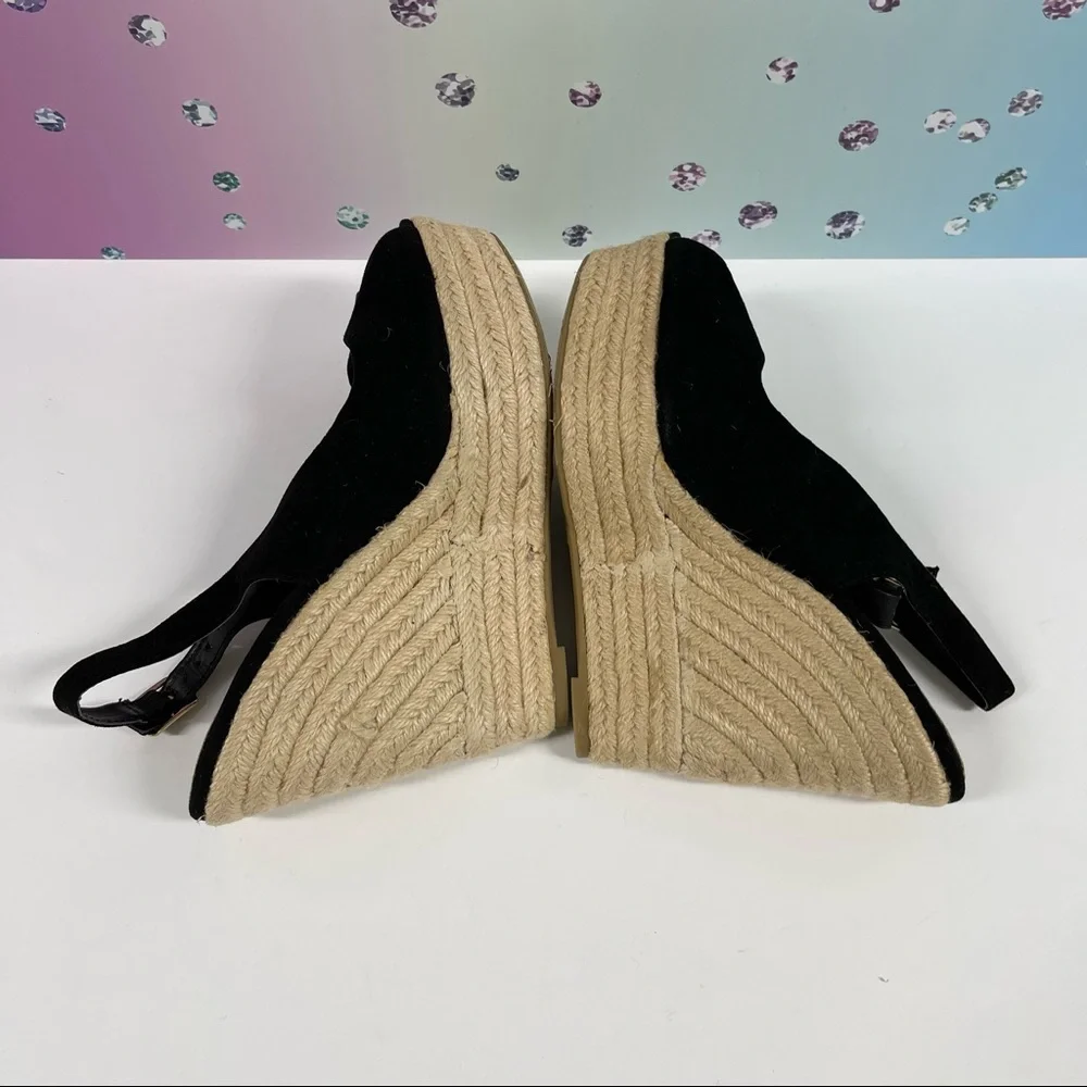 🌴 SUEDE LEATHER ESPADRILLE PLATFORM SANDALS